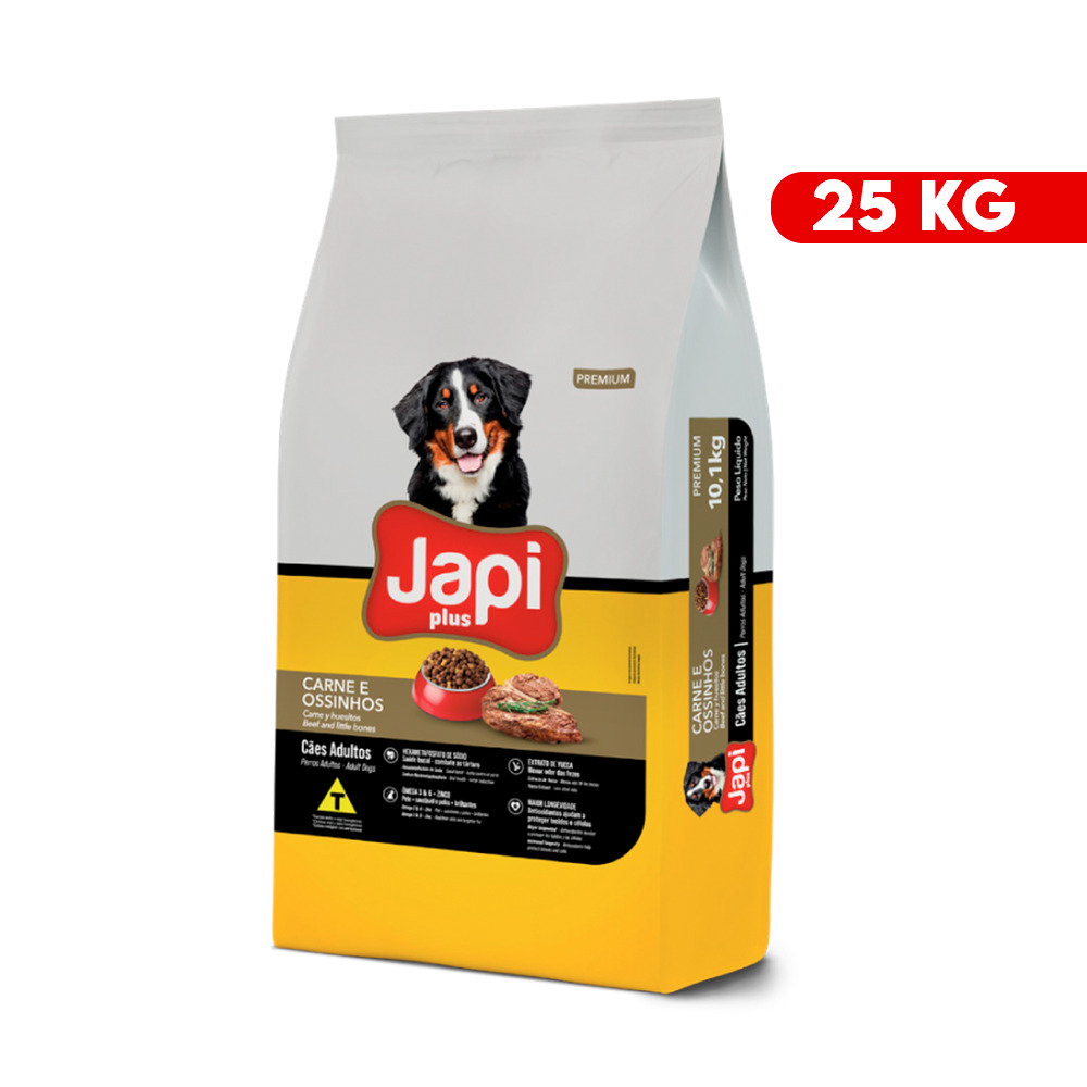 JAPI PLUS ADULTO CARNE/HUESITO 25 KG